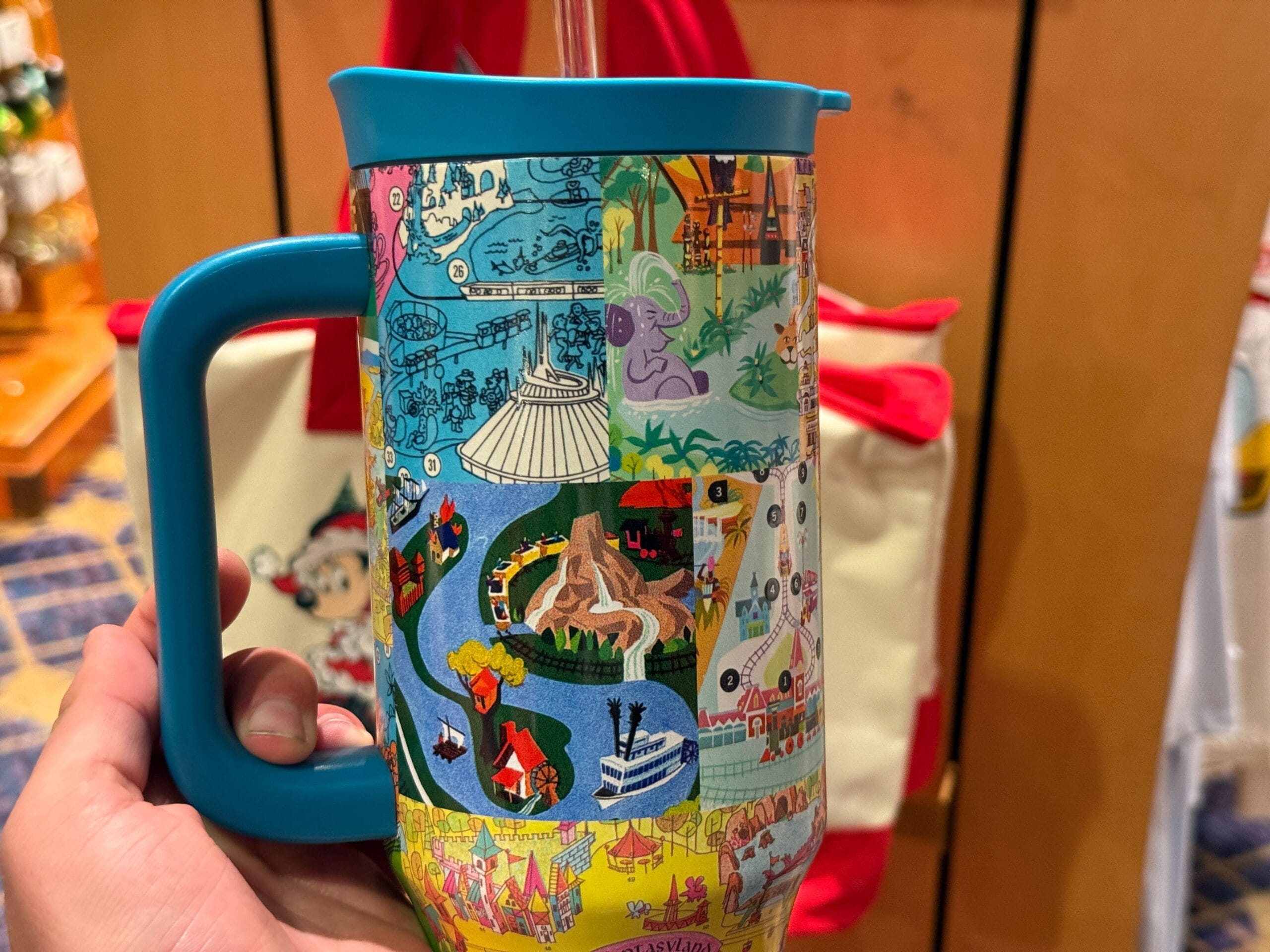 Vintage Map Tumbler Arrives at Disneyland - WDW News Today
