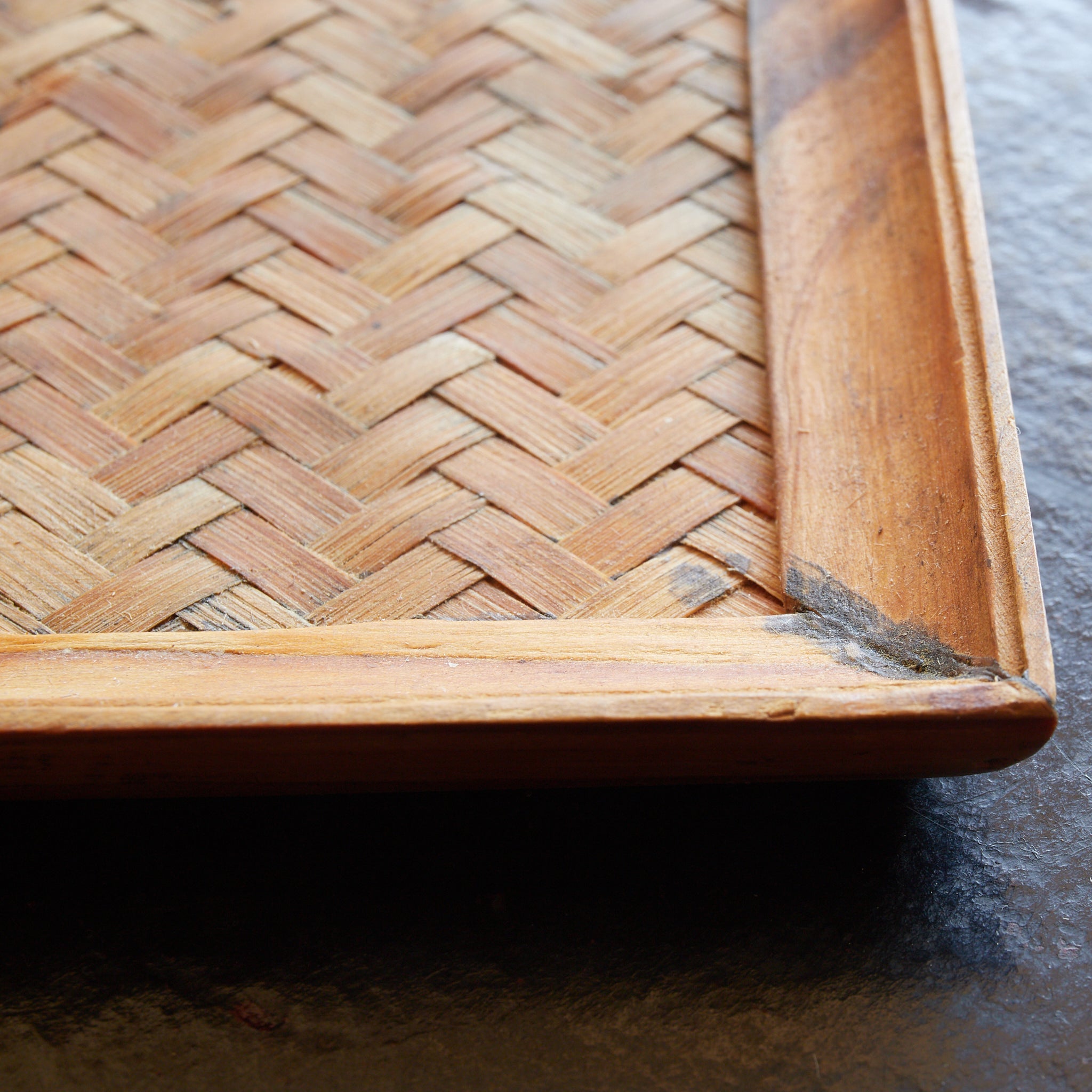 大正–昭和時代 網代文煎茶盆（1912–1989CE） | 入蘆花（ロカニイル）