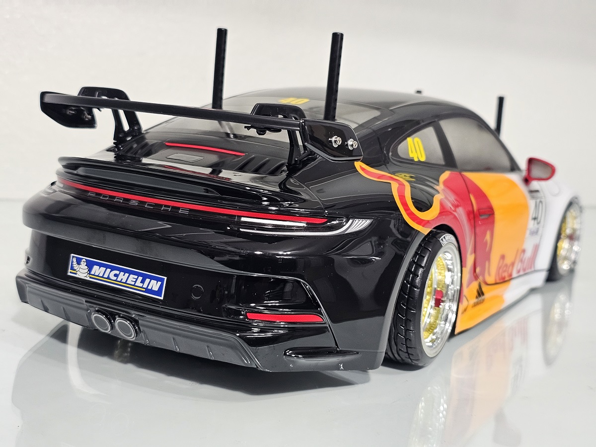 Tamiya Porsche 911 GT3 (992) “Red Bull” Custom Painted Body Set