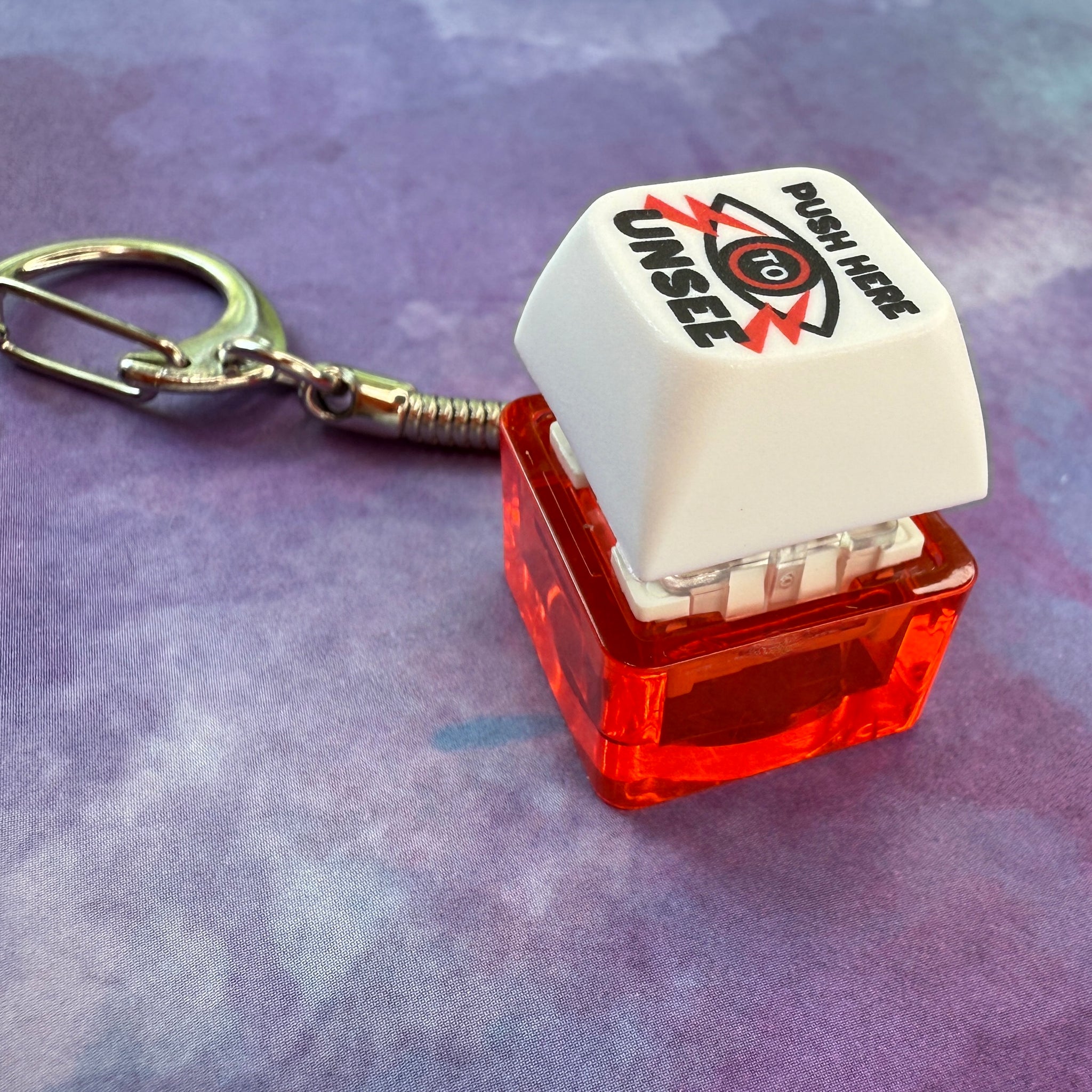 Unsee Clicky Keychain - Rad Girl Creations