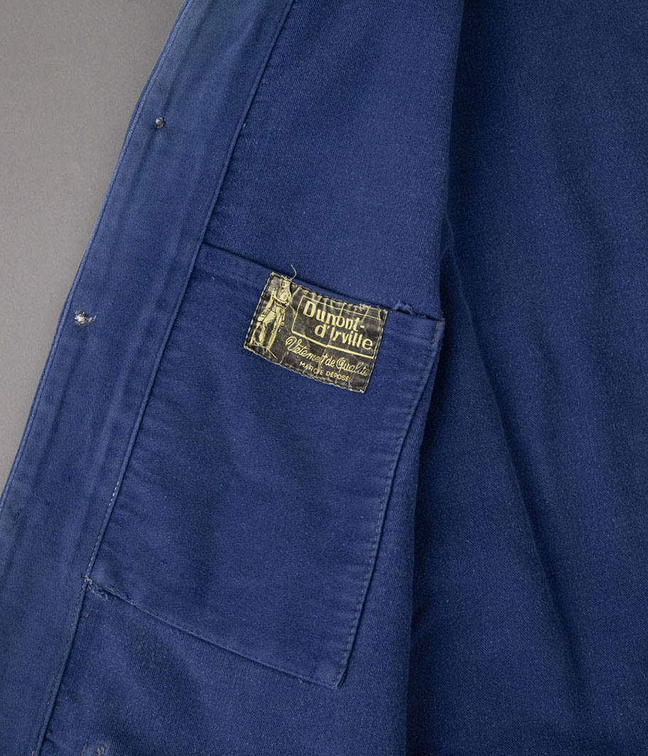 50's ブルーモールスキンフレンチワークジャケット - Fresh Service