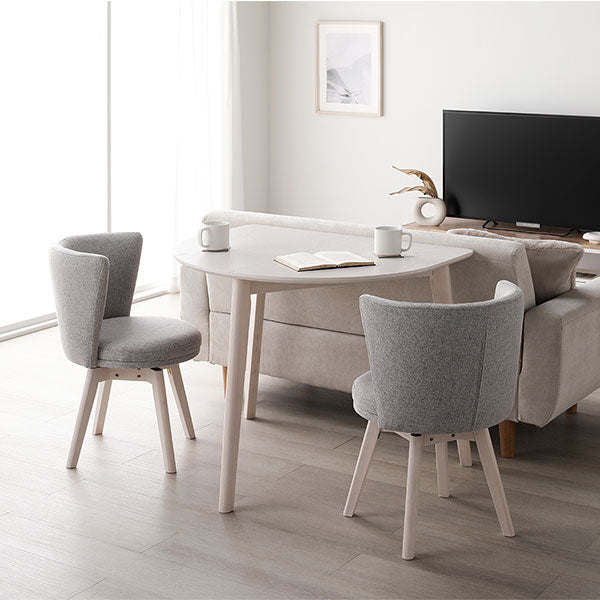 天然木 変形ダイニングテーブル 単品『Litral リトラル』/天然木の