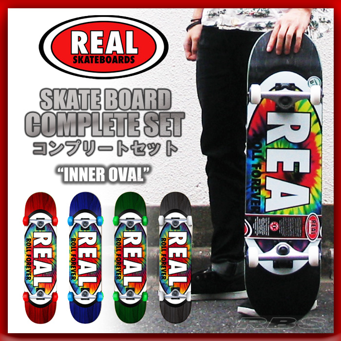 REAL スケートボード コンプリートセット INNER OVAL インナーオーバル