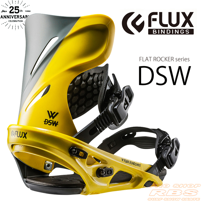17-18 FLUX BINDINGS DSW カラー YELLOW/GREY フラックス ビンディング