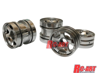 WP-0206]グラスホッパー用ホイールセット SP1 マットシルバー RC-ART