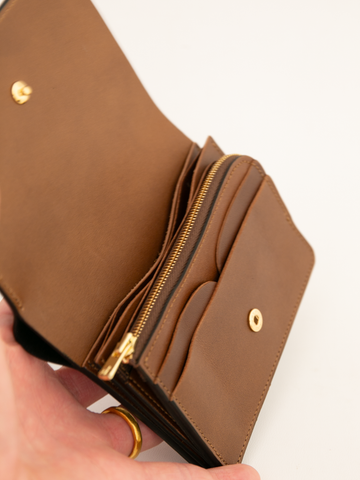 forme Short Wallet (ILCEA Black×Brown) – RECTOHALL