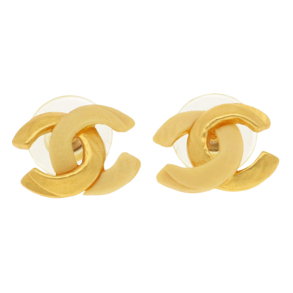 中古】 シャネル CHANEL ピアス ココマーク メタル ゴールド