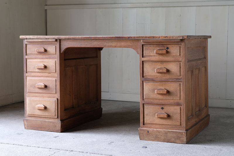 アンティーク 豪華 特大 組立式両袖机 | REFACTORY antiques