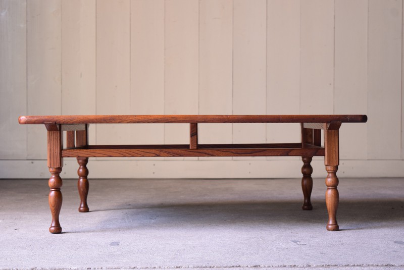アンティーク 総欅 一枚板 座卓 | REFACTORY antiques