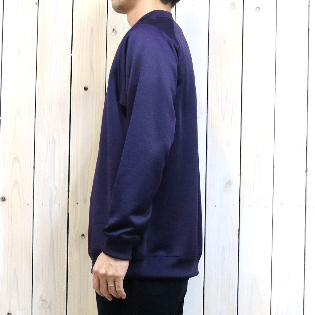 Needles『L/S Mock Neck Tee-C/PE Bright Jersey』(Eggplant) – Reggieshop