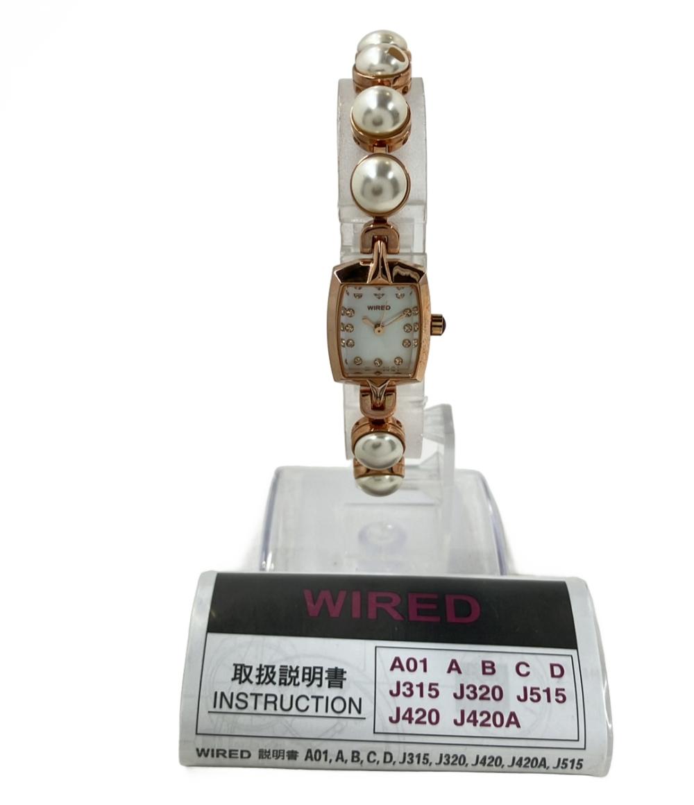 セイコー 腕時計 WIRED ワイアード クオーツ シェル 1N01-0PA0