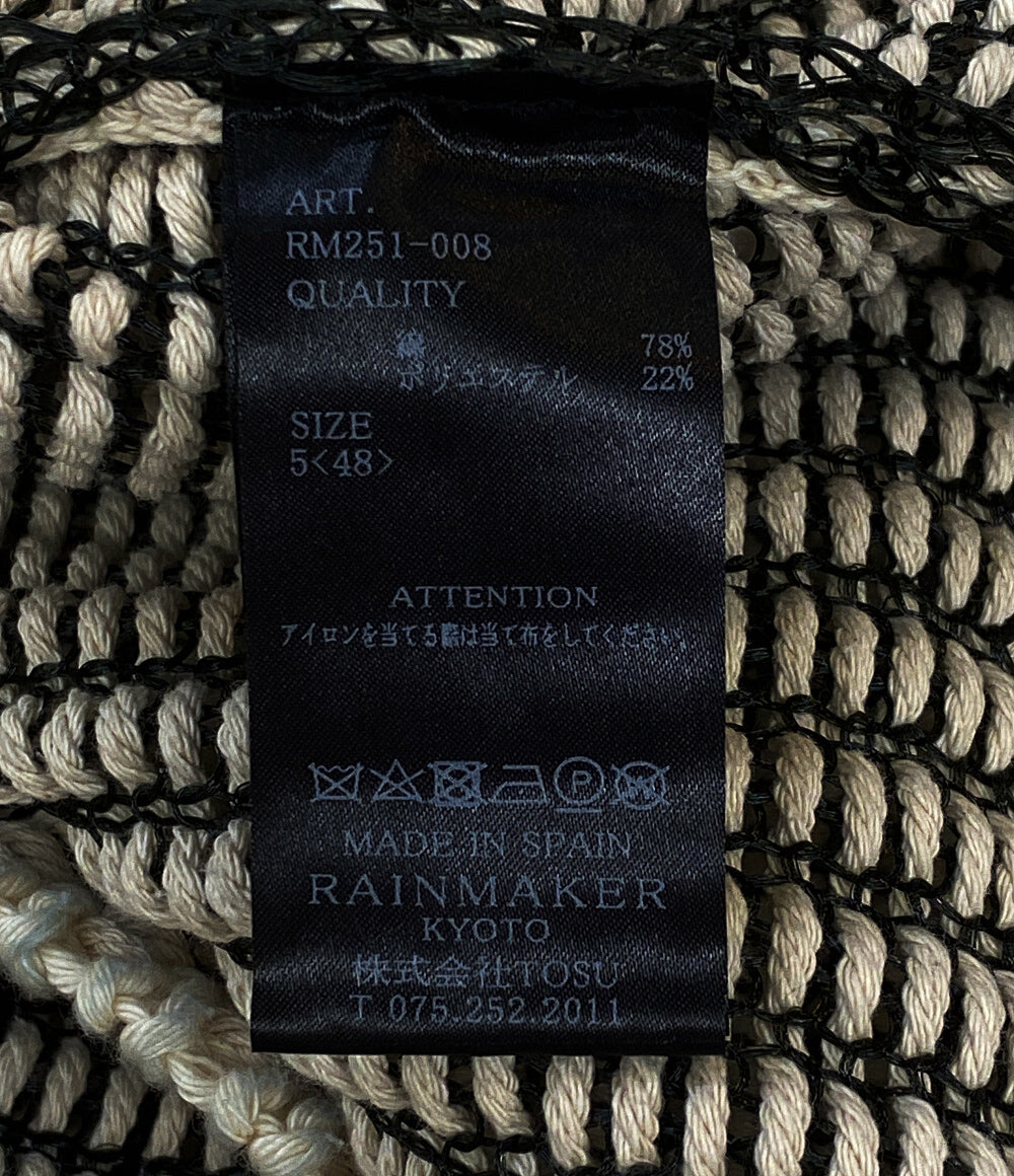 美品 RAINMAKER レインメーカー ニットシャツ SKIPPER INLAY KNIT
