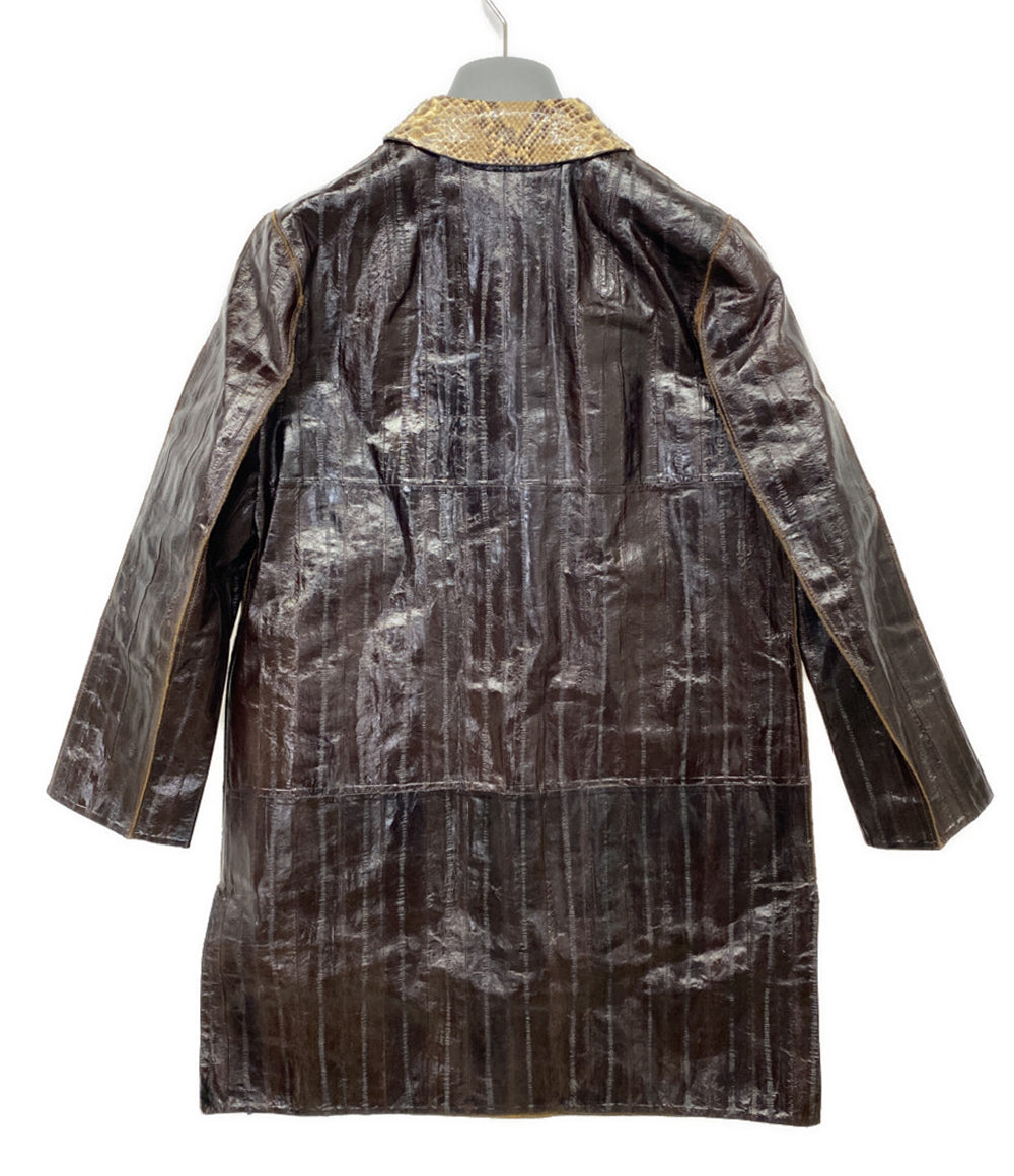 MARNI レザーコート パイソン レディース SIZE 38 マルニ – Rehello by