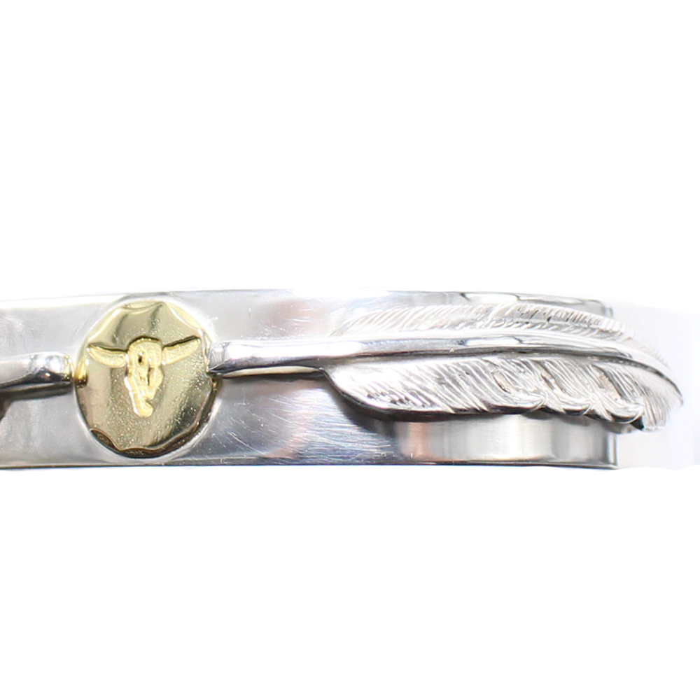 TADY&KING平打ちバングルK18ロングホーン&ダブルSフェザー ALL ITEM