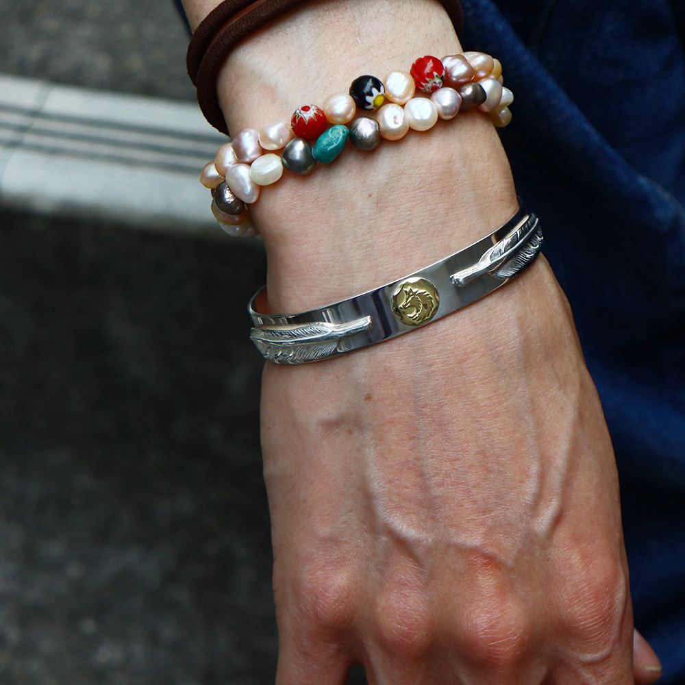 TADY&KING平打ちバングルK18ウルフ&ダブルSフェザー ALL ITEM