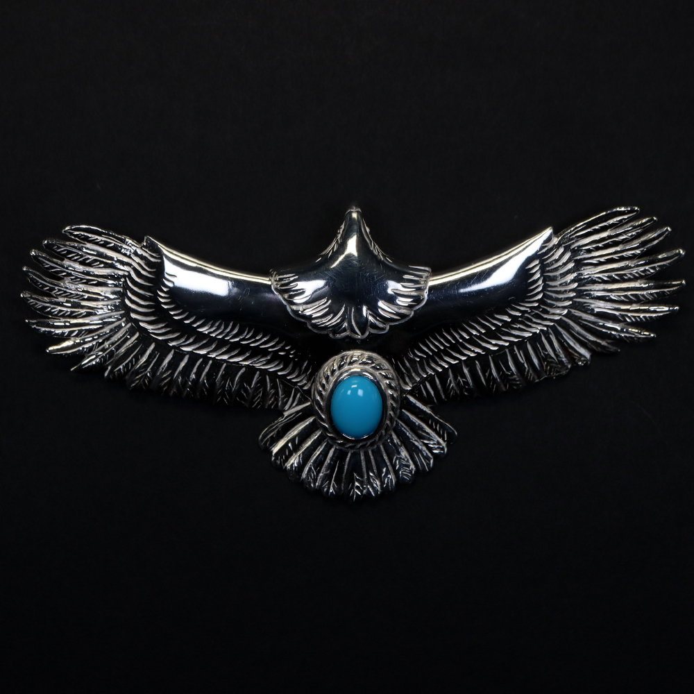 TADY&KING大イーグルSV銀縄ターコイズ Necklace TADY＆KING ONLINE STORE