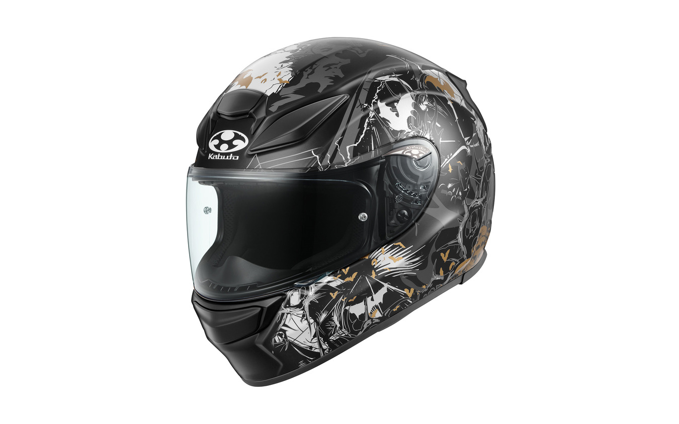 モチーフは“コウモリ”、オージーケーカブトのフルフェイスヘルメット