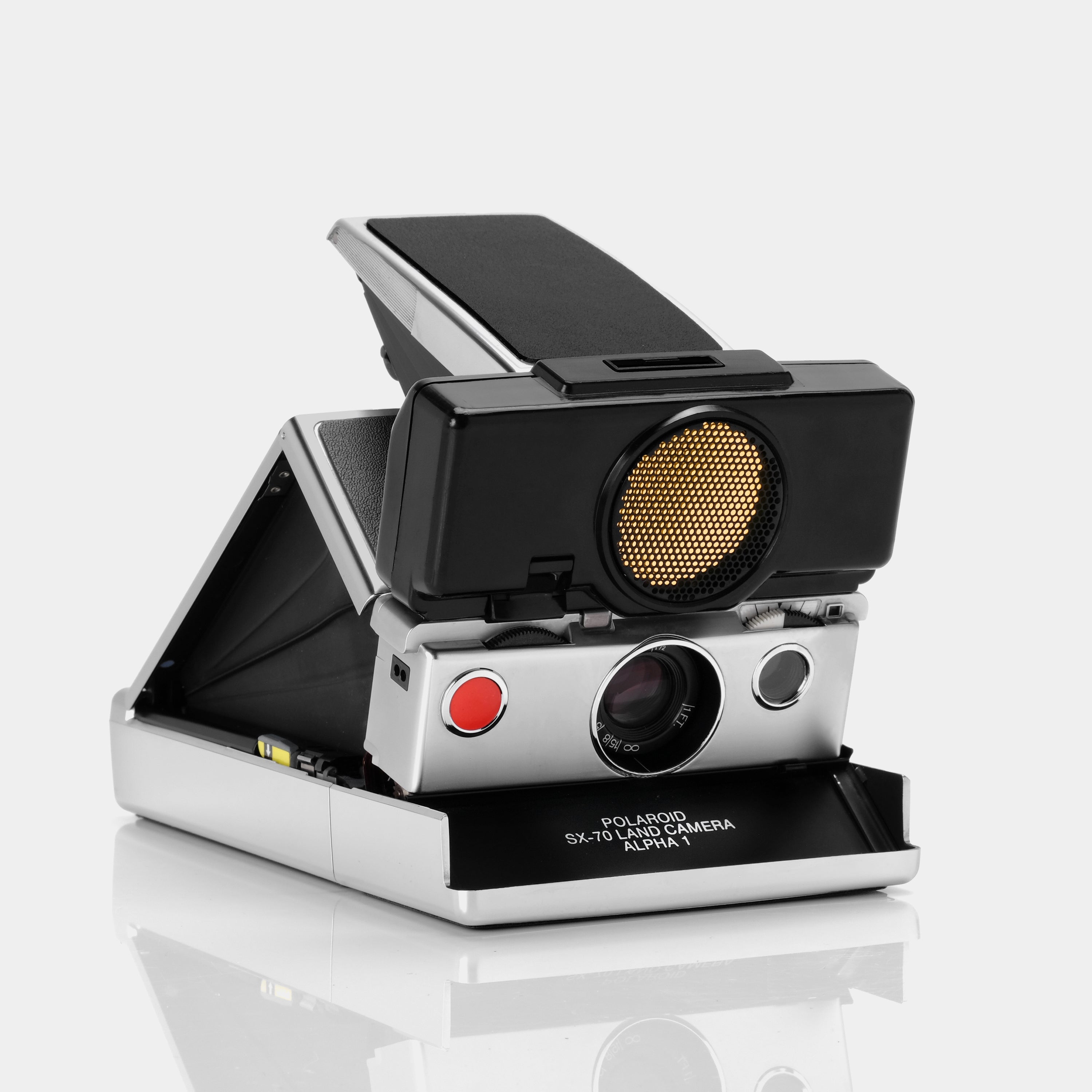 Polaroid SX-70 Alpha Prototype Sonar Chrome Folding Instant Film Camer