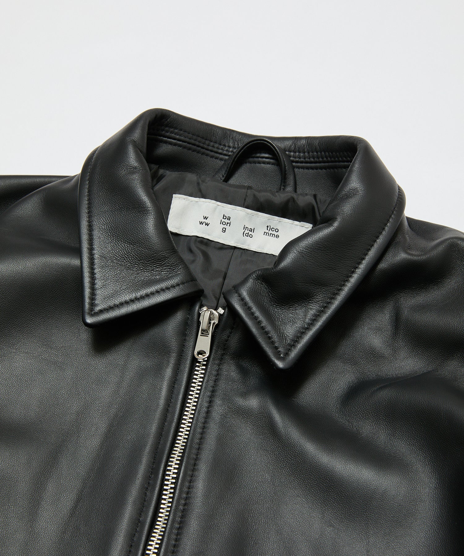 BAL/TECH LEATHER ZIP JACKET – Re'verth ONLINE SHOP