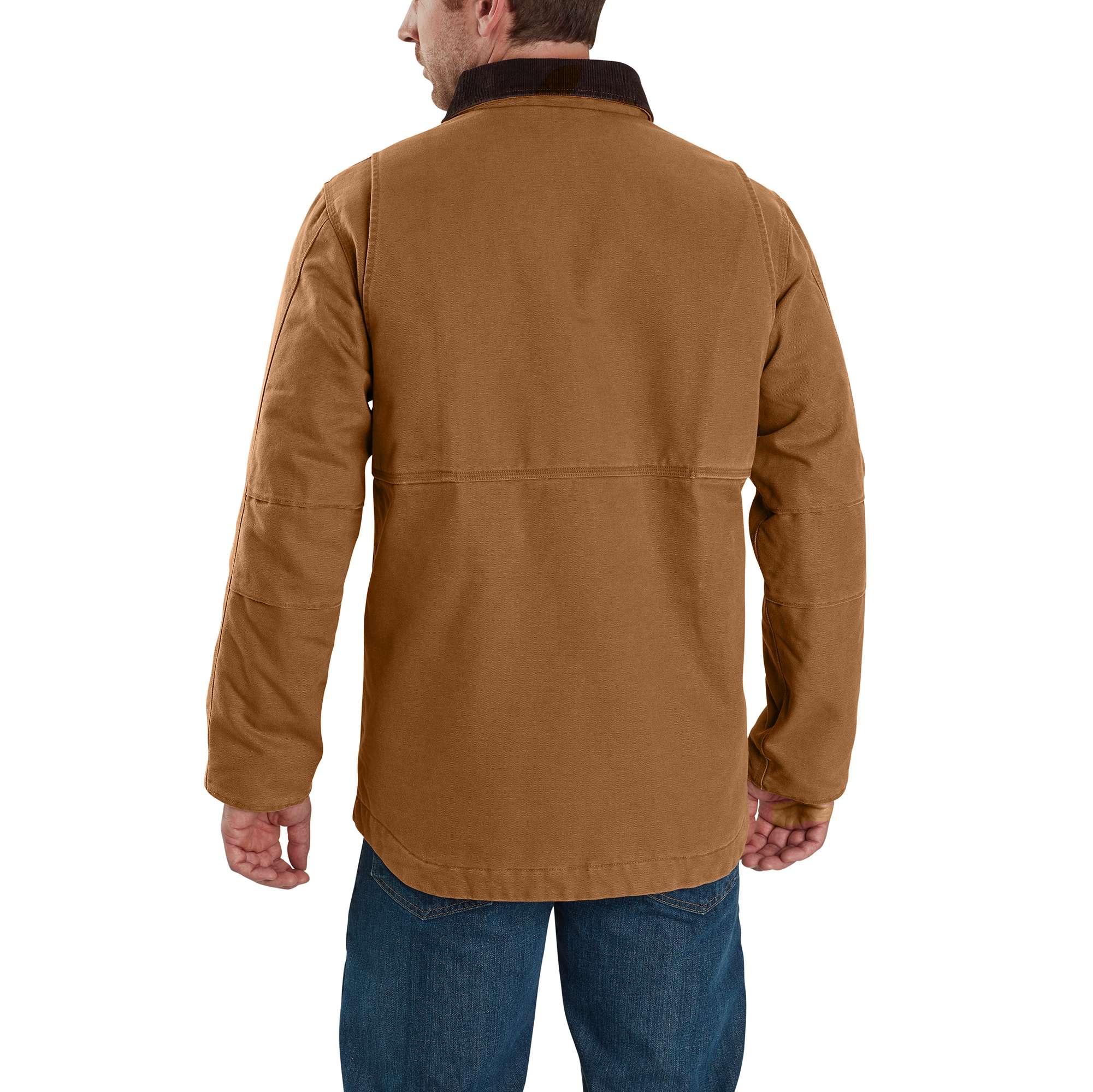 Full Swing® Relaxed Fit Washed Duck Insulated Traditional Coat - 3