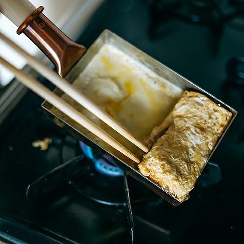 中村銅器製作所（なかむらどうきせいさくじょ）】銅玉子焼鍋18cm 角