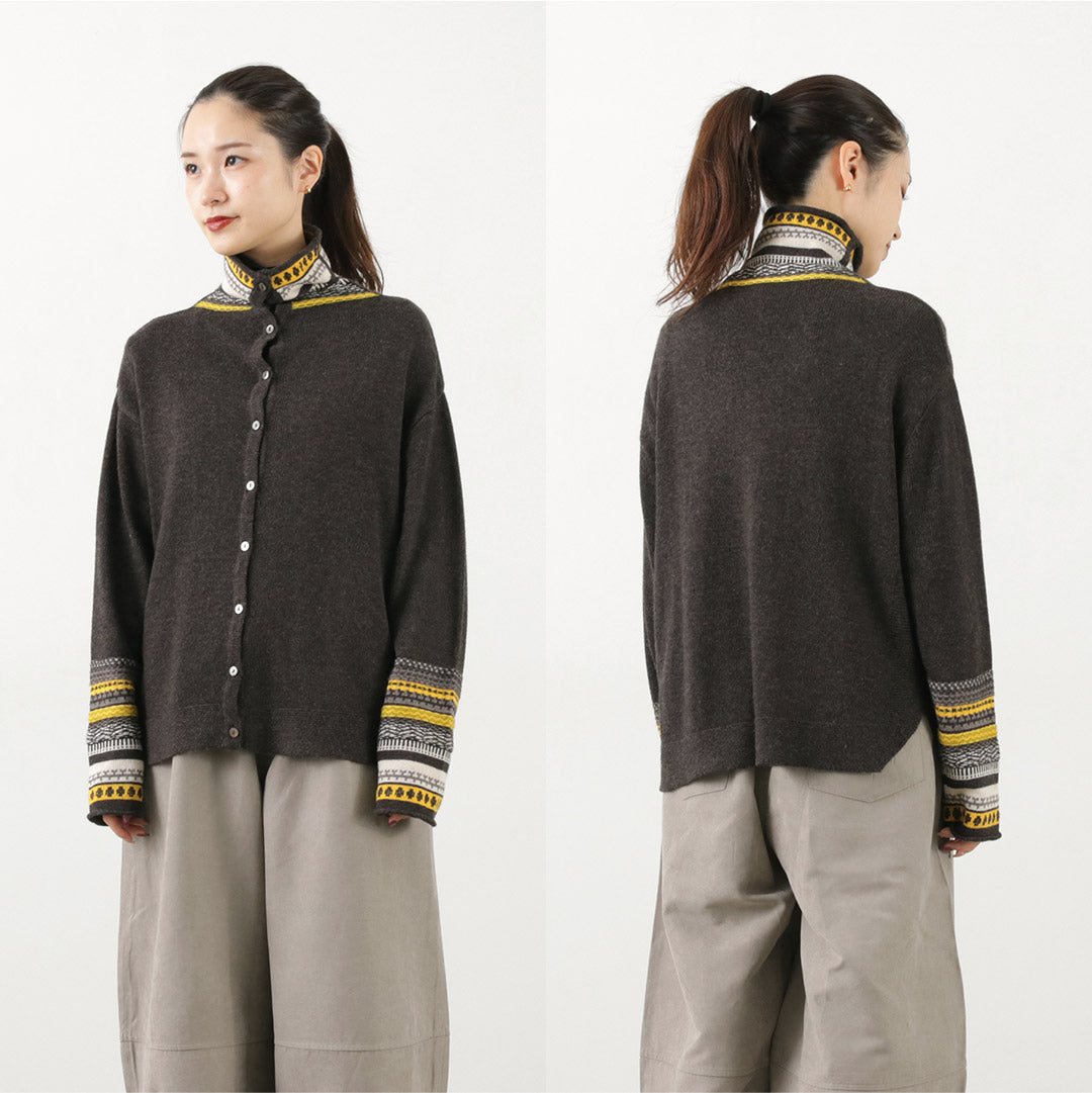 30％OFF】TUMUGU（ツムグ） コットンカシミア ジャガード 2WAY