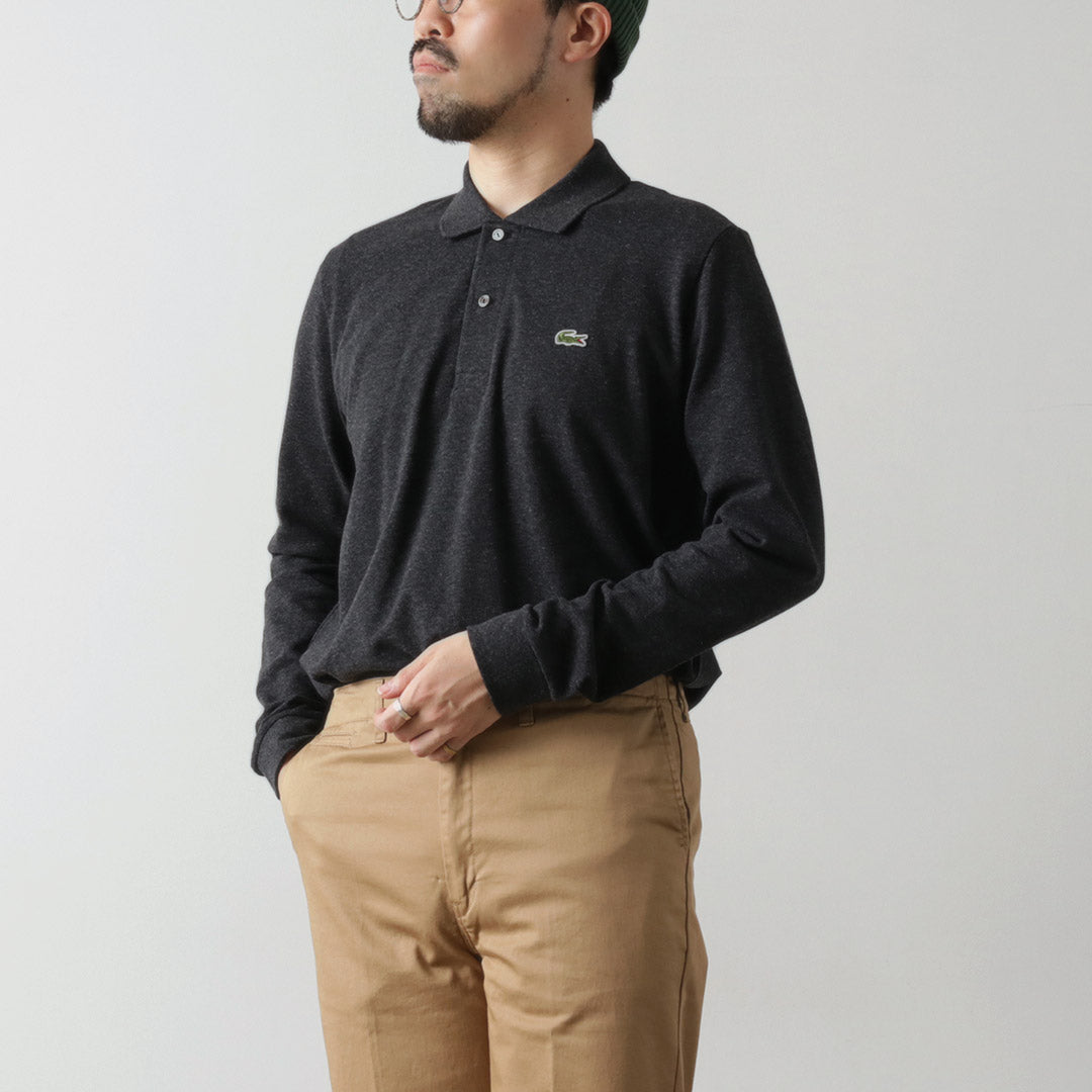 LACOSTE（ラコステ） ロングスリーブ ポロシャツ / 長袖 リブカラー