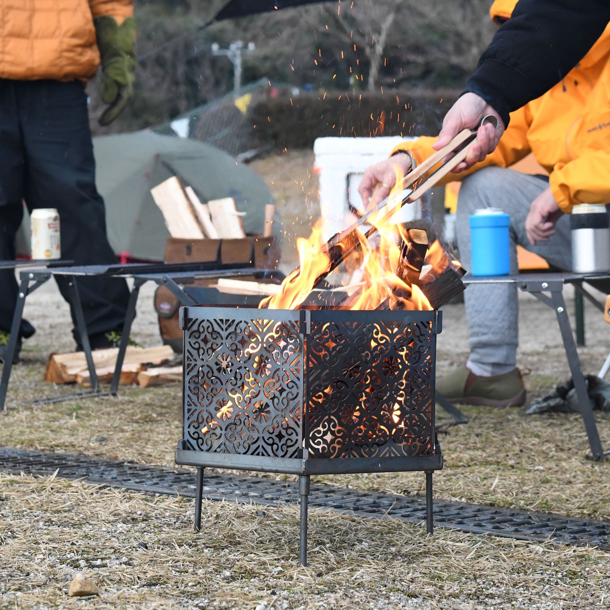 組立式焚火台「Rabat」（ラバト）/【黒皮鉄】 – RobSnowオンラインストア