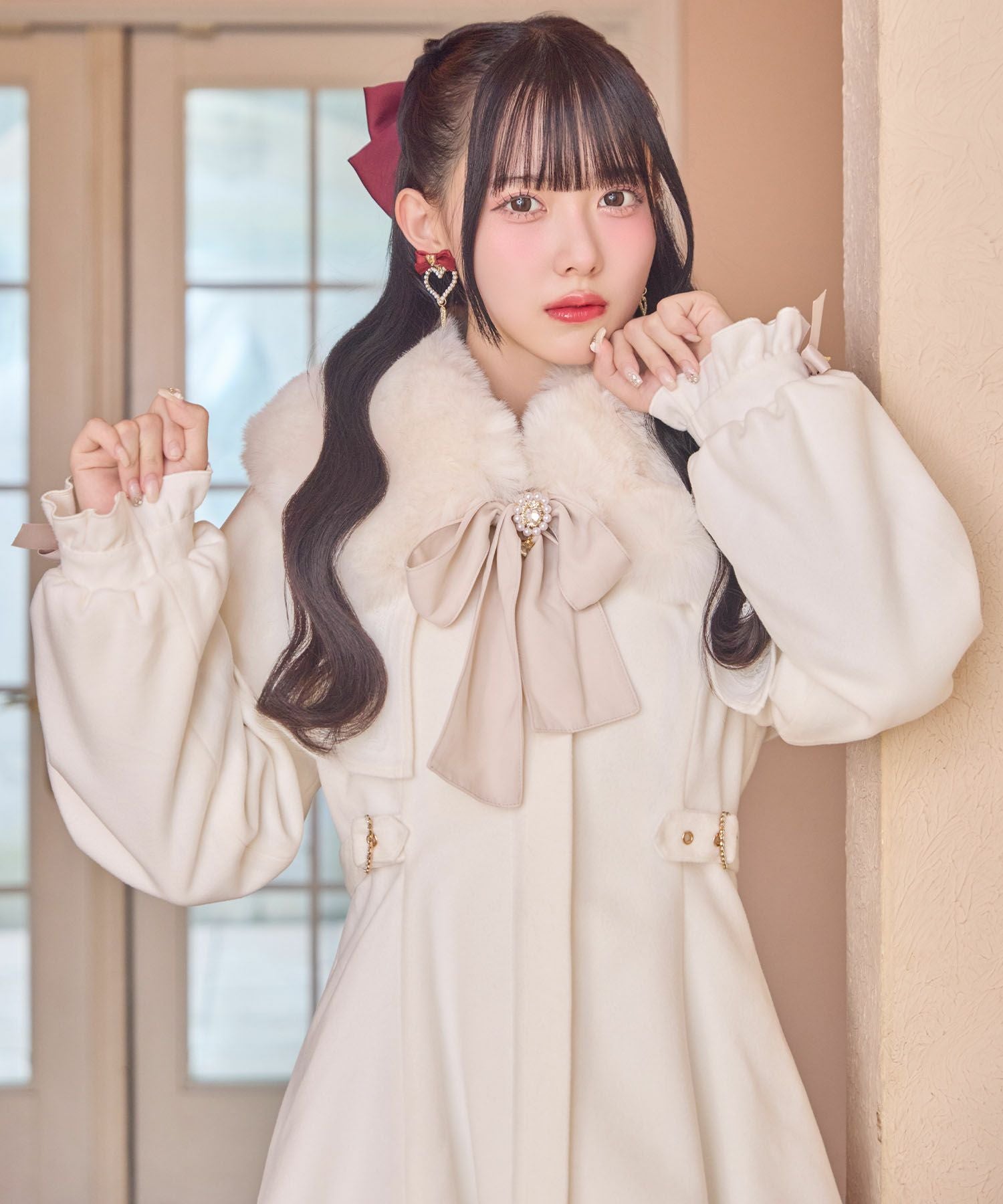 マルチWAYケープファーカラーコート | Rlab store