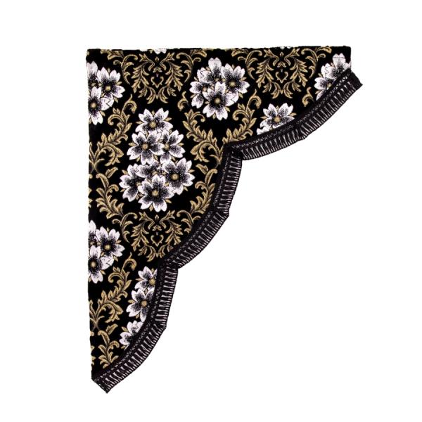 金華山 三角型サイドカーテン みやび桜 Mサイズ / トラック用品貨物堂