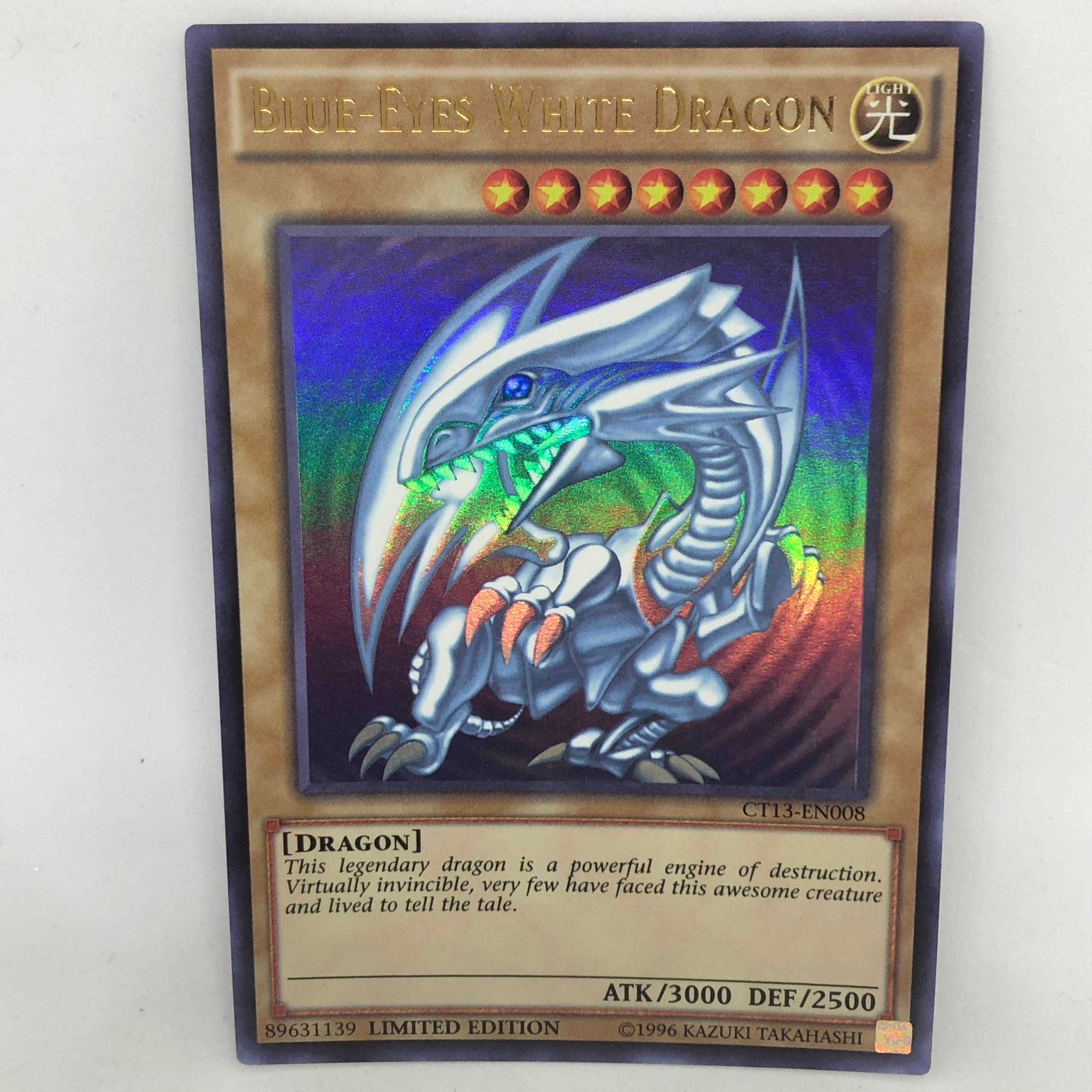 遊戯王 英語 青眼の白龍 CT13 ウルトラ ウル ブルーアイズ 初期絵 1枚