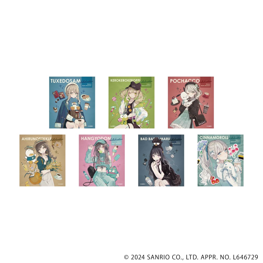 赤倉×サンリオキャラクターズ｜ミニ色紙「赤倉×サンリオキャラクターズ