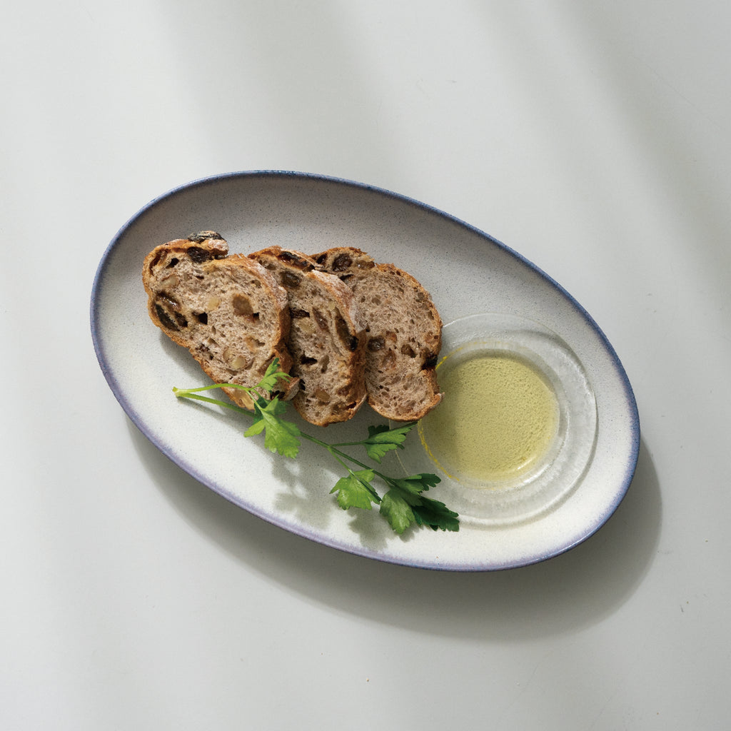 薫雲 オーバルプレート 25cm（ブルー） – 皿・プレート – 一流