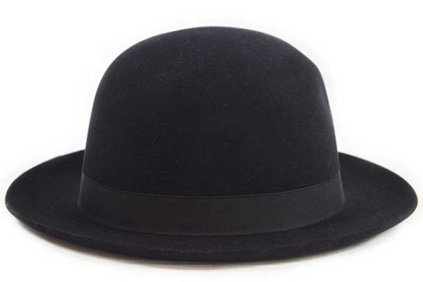 エルメス ハット 帽子 黒 ブラック ♯57 毛100％ 未使用 6万円以下