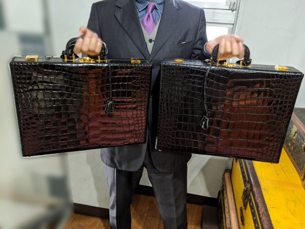 エルメス クロコダイルのアタッシュケース/サイズ比較。 | エルメス