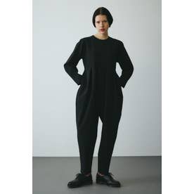 アニュアンス anuans ウールチェックツイードオールインワン （BLACK