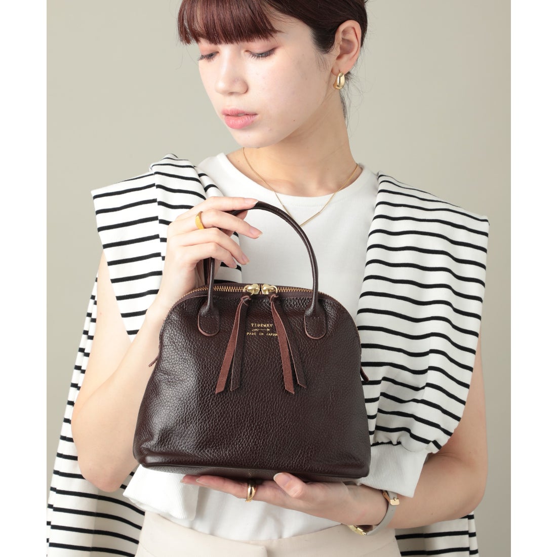 タイドウェイ TIDEWAY LIGHT LEATHER BOSTON/S / ミニ ボストンバッグ