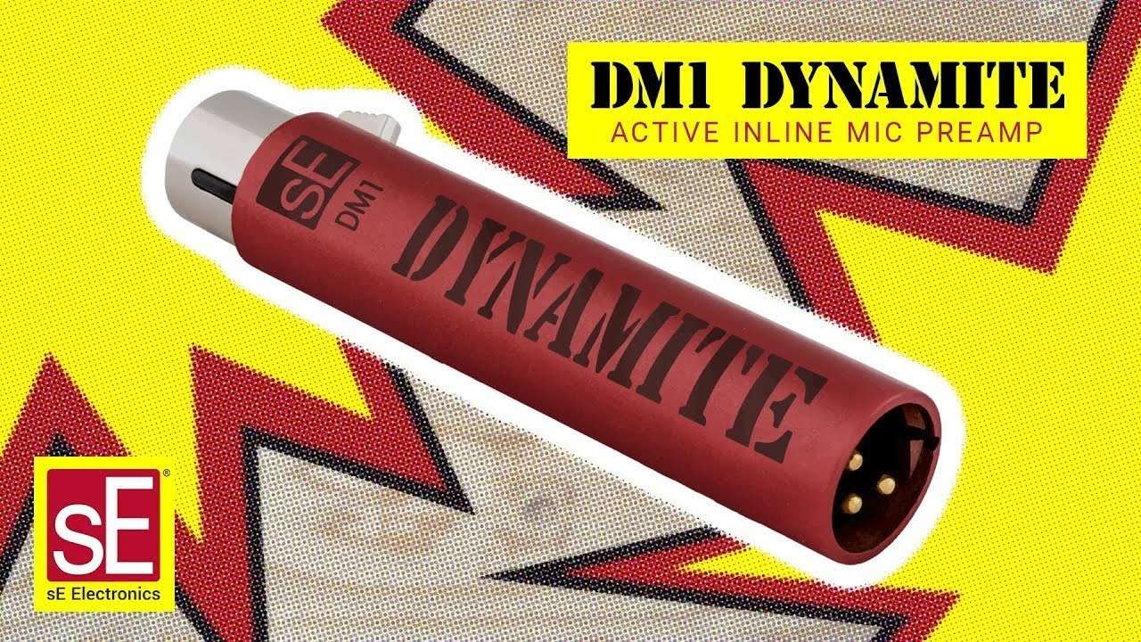 The DM1 DYNAMITE Active Inline Preamp - sE Electronics