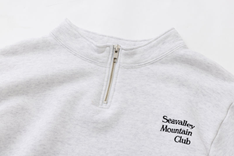 SEA CHIBI ”Seavalley Mountain Club” HALF-ZIP SWEAT PULLOVER