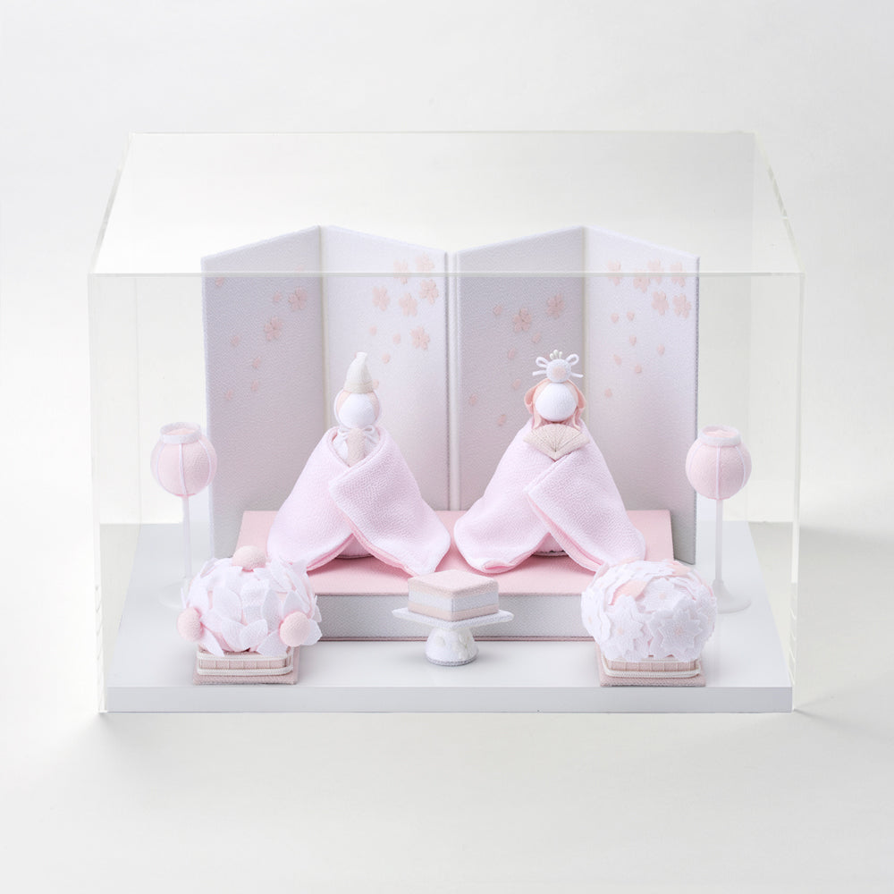 雛人形 HAKI（ハキ） 桜舞うお雛様 心春（こはる） 白粋 cuna select