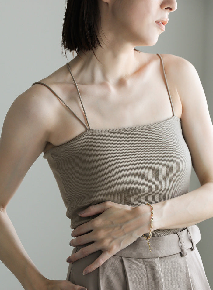 サイズ展開あり】2WAYストラップカップ付きベアキャミソール – SELECT MOCA