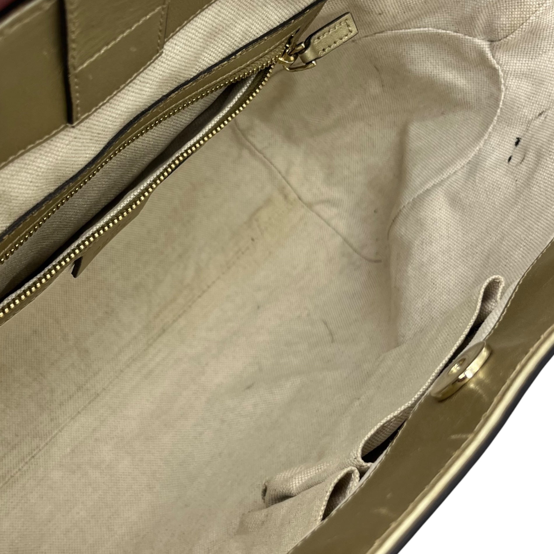 GUCCI(グッチ) GG canvas leather handbag GG キャンバス レザー