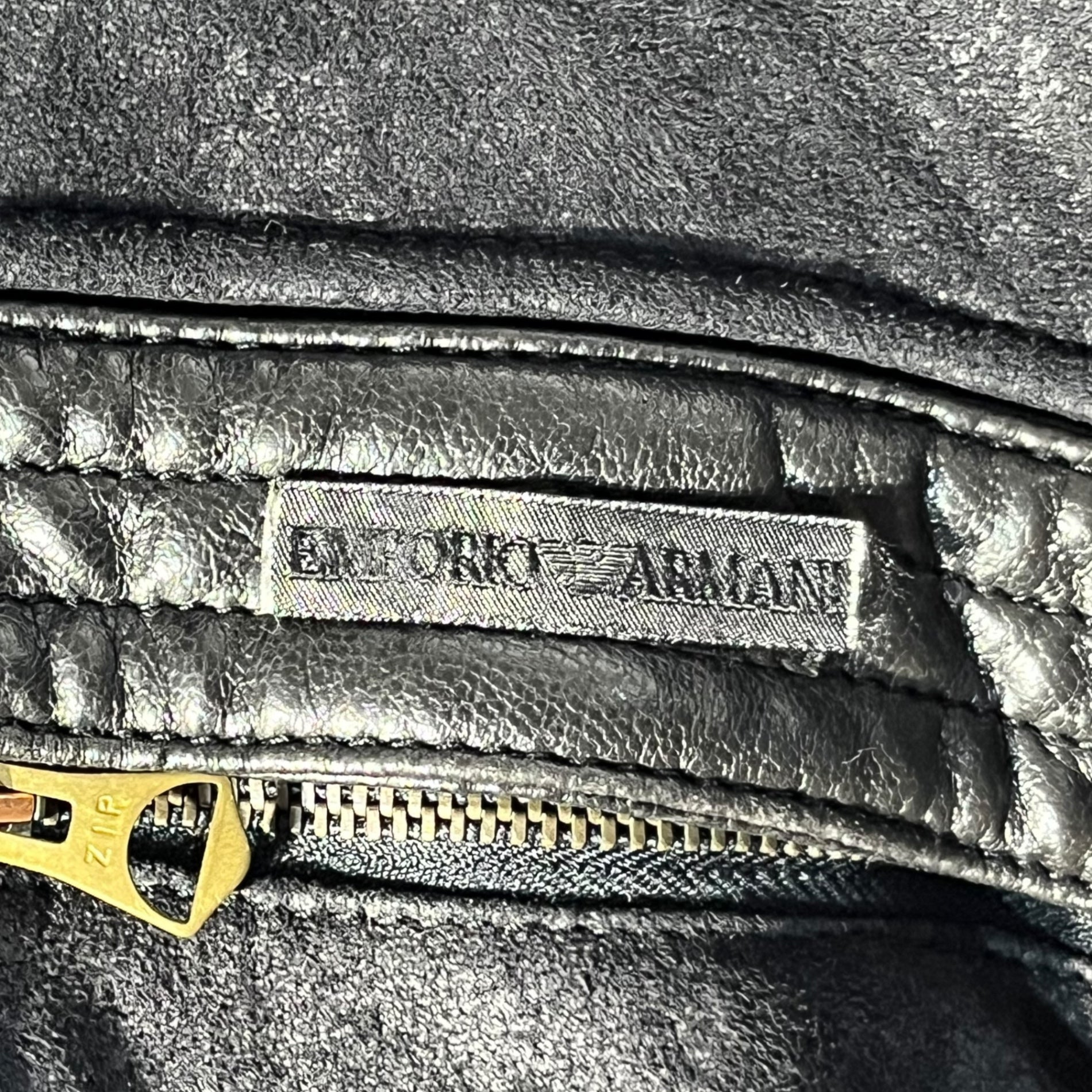ARMANI JEANS(アルマーニジーンズ) 00's Eco leather pumping boa