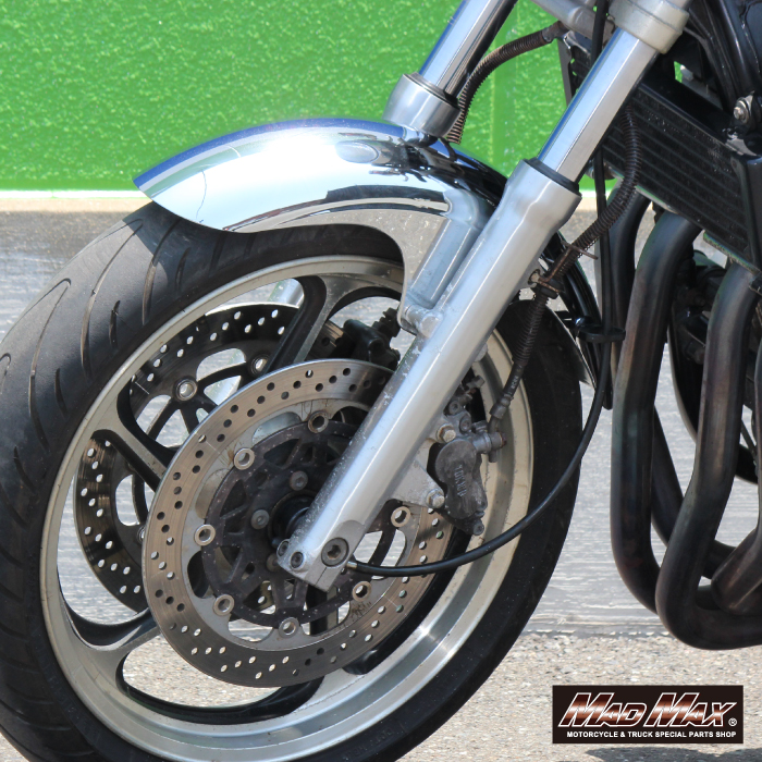 カワサキ ゼファー750 フロントフェンダー メッキ [株式会社マッド