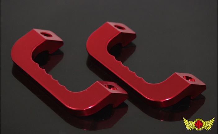 スズキ キャリー アルミ Aピラー用 アシストグリップ 2本入り レッド