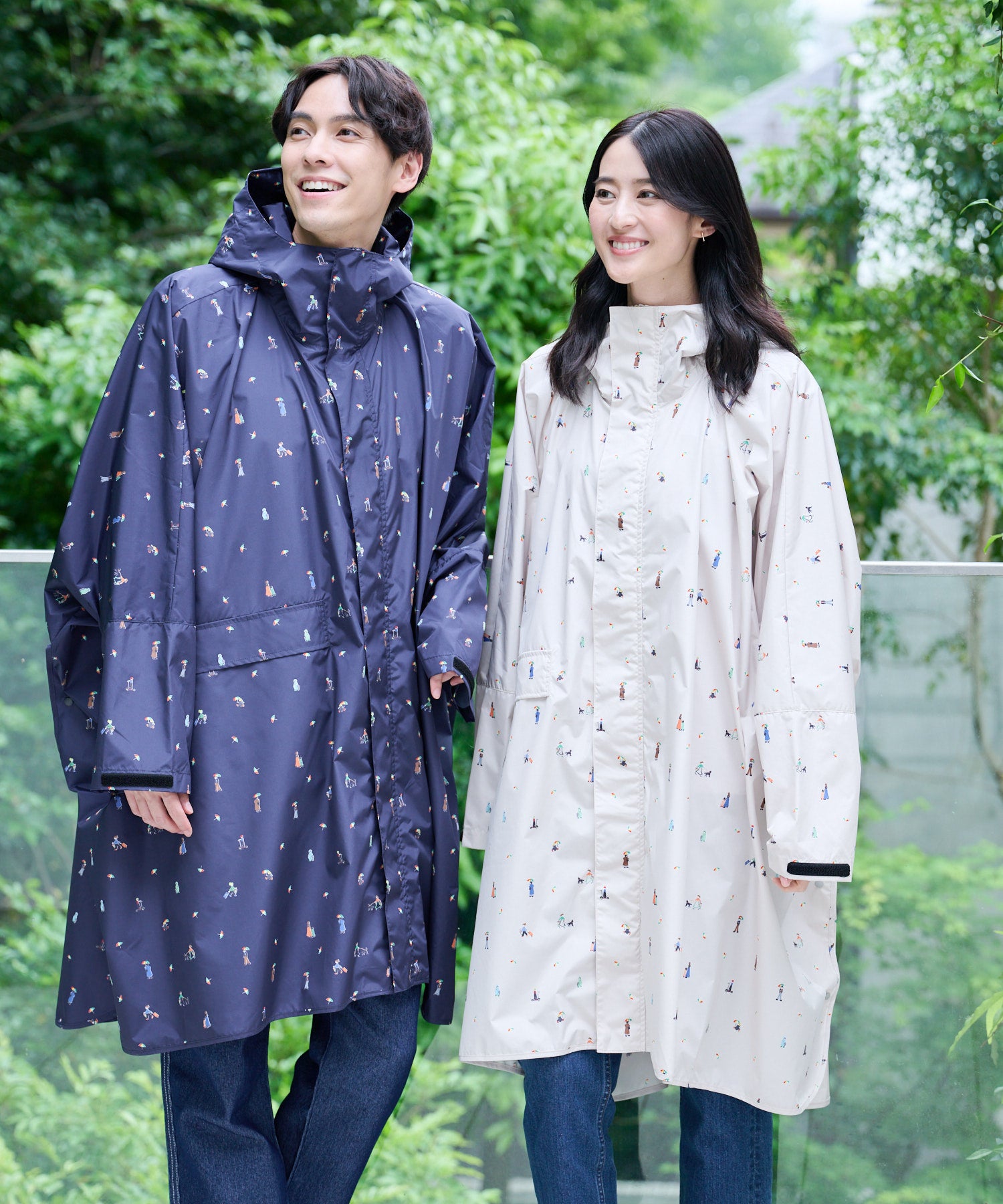 シェア レインポンチョ（レインコート/ポンチョ/ユニセックス