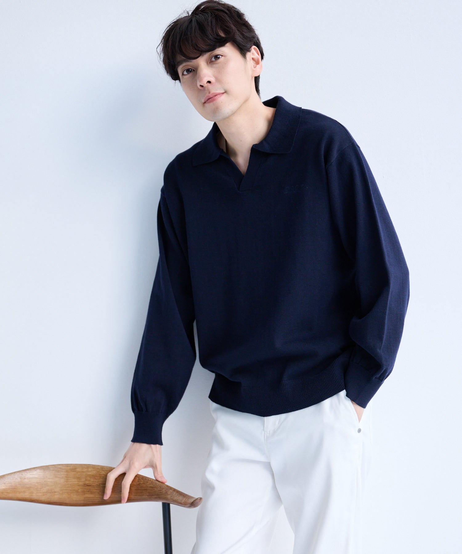 スキッパーニットポロシャツ（ニット/セーター/メンズ）｜アーノルド