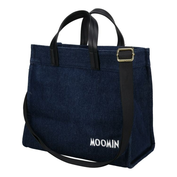 刺しゅう2Wayトートバッグ（リトルミイ/デニムブルー）6033 MC16【航空