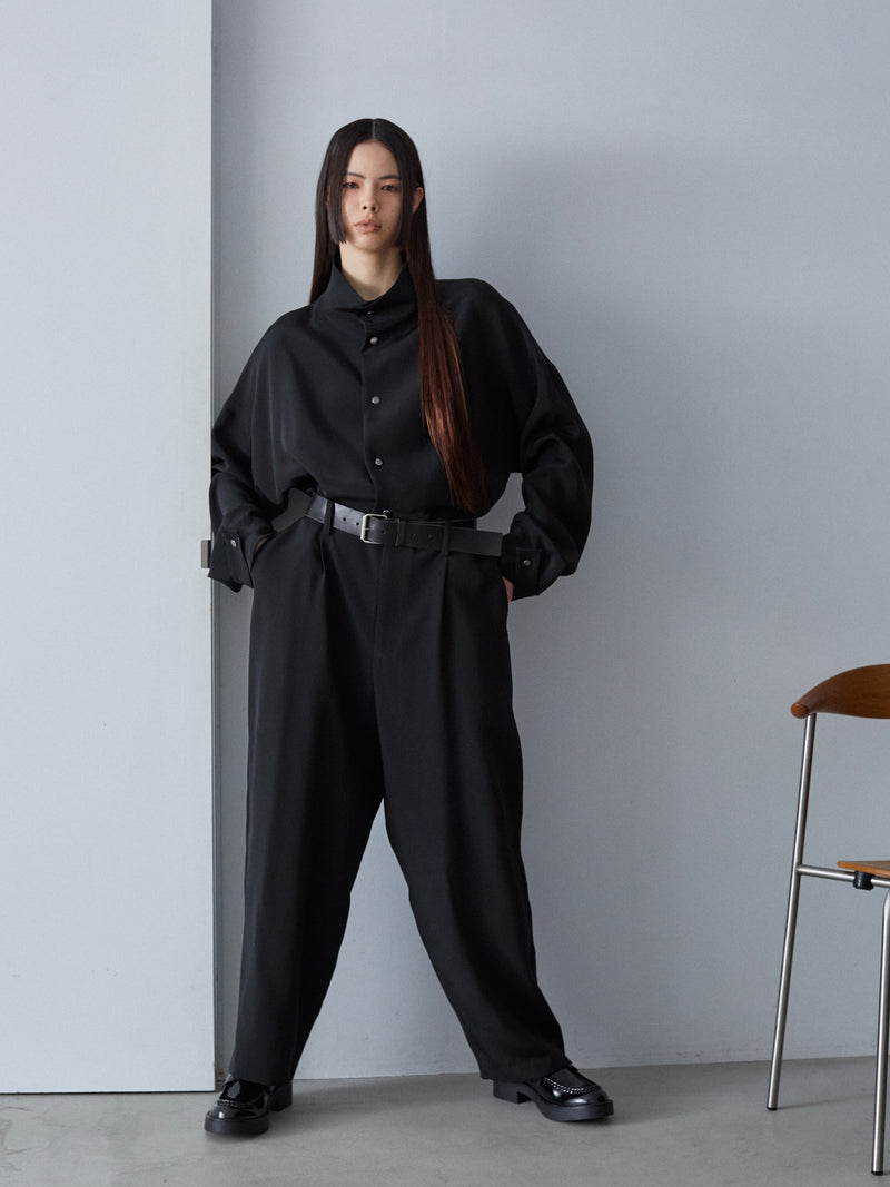 mtmodelist（エムティーモデリスト）シルクブラックジャンプスーツ