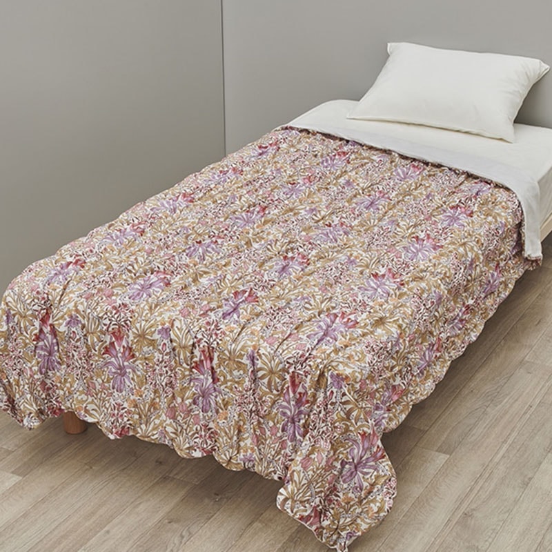 モリス ギャラリー ガーゼケット （シングル）約140×190cm ピンク 綿